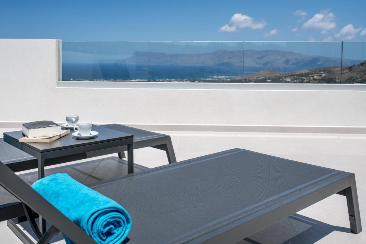 Luxurious Villa Cretan Aura With Private Heated Pool, Jacuzzi And Playroom Agios Ioannis  Buitenkant foto